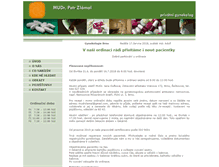Tablet Screenshot of gynekologie-brno.com